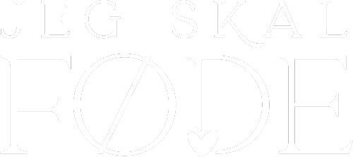 Jeg skal foede hvidt logo